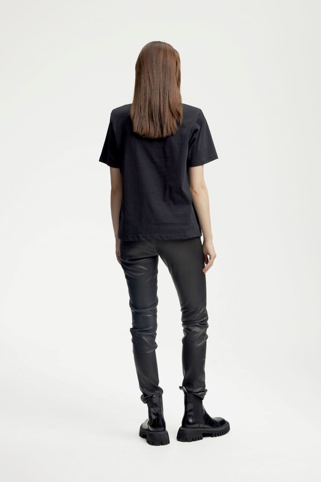 Gestuz - SashaGZ HW leather legging NOOS - Black