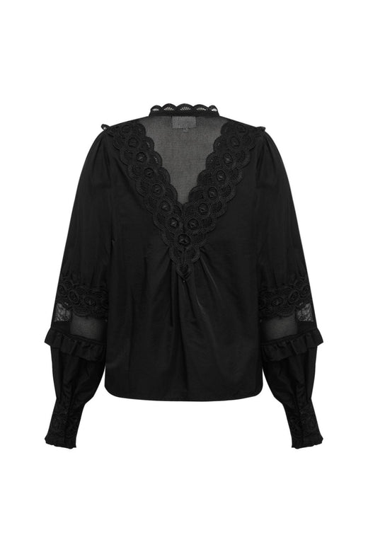 Gossia - Gabrielago Blouse G3155 - Black Bluser 