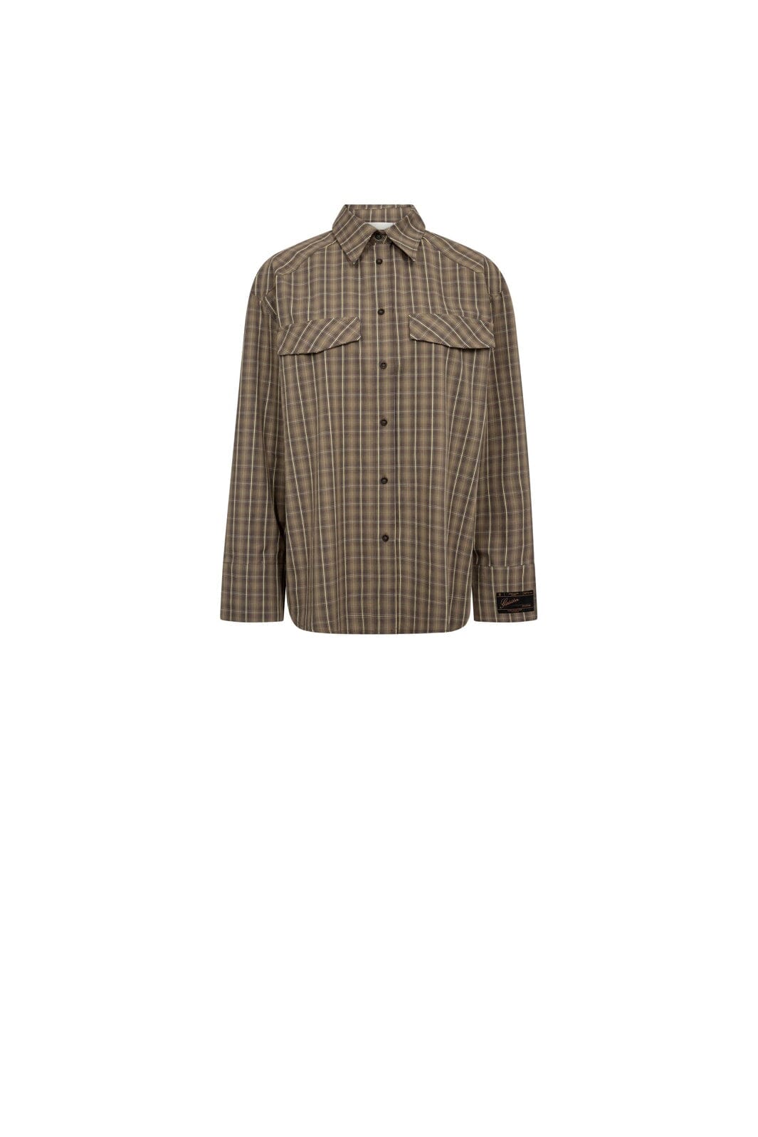 Gossia - Galinago Shirt G3244 - Brown / Yellow Checks