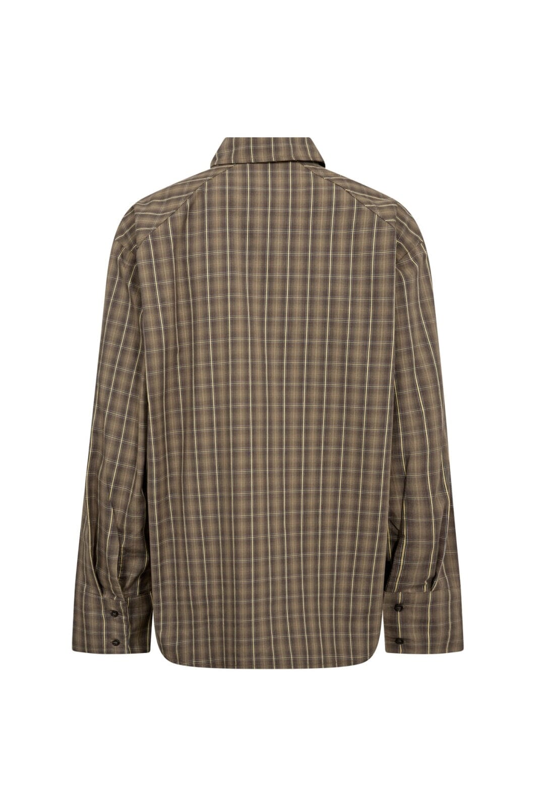 Gossia - Galinago Shirt G3244 - Brown / Yellow Checks
