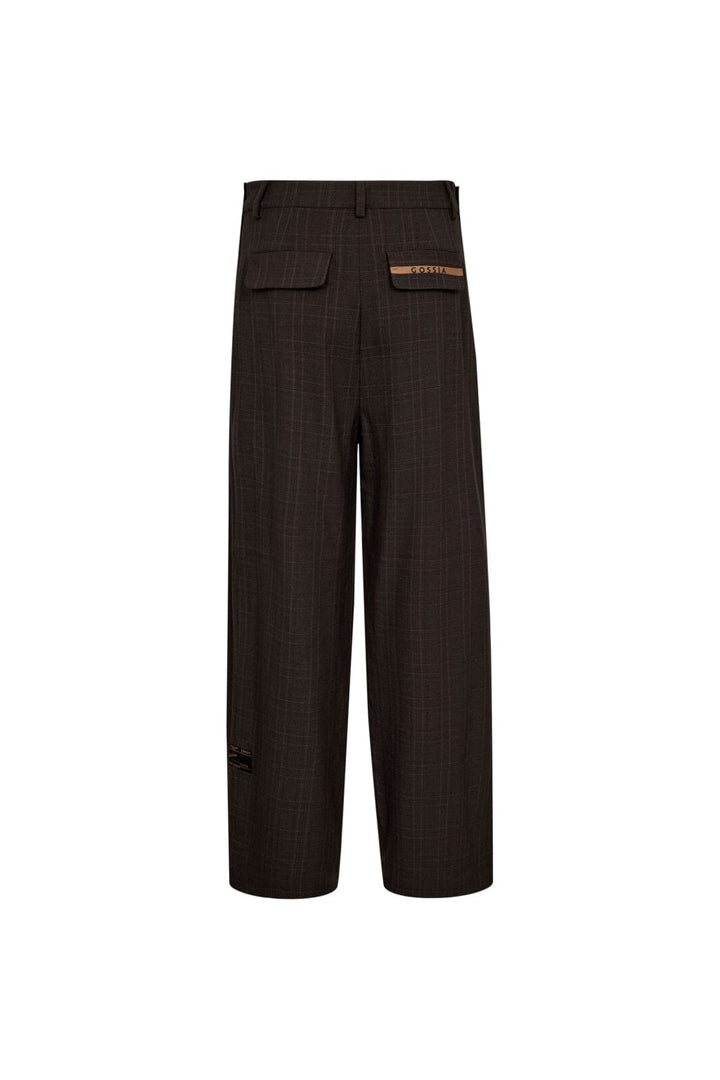 Gossia - Yomago Pants G3198 - Brown Checks