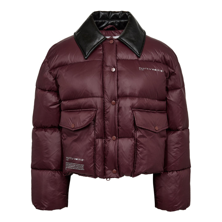 Haute L'Amitié - Climb Crop Pocket Jacket HL10702 - Wine Jakker 