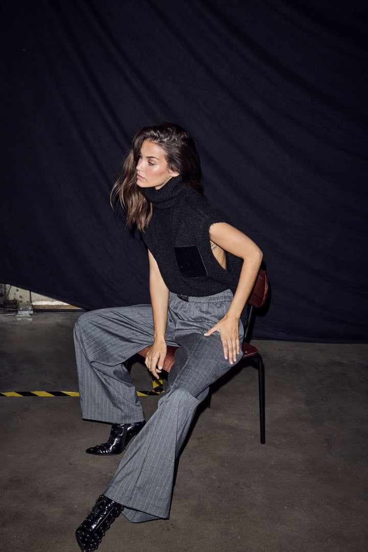 Haute L'Amitié - Pin Tailor Track Pant Hl10896 - Antracit Bukser 