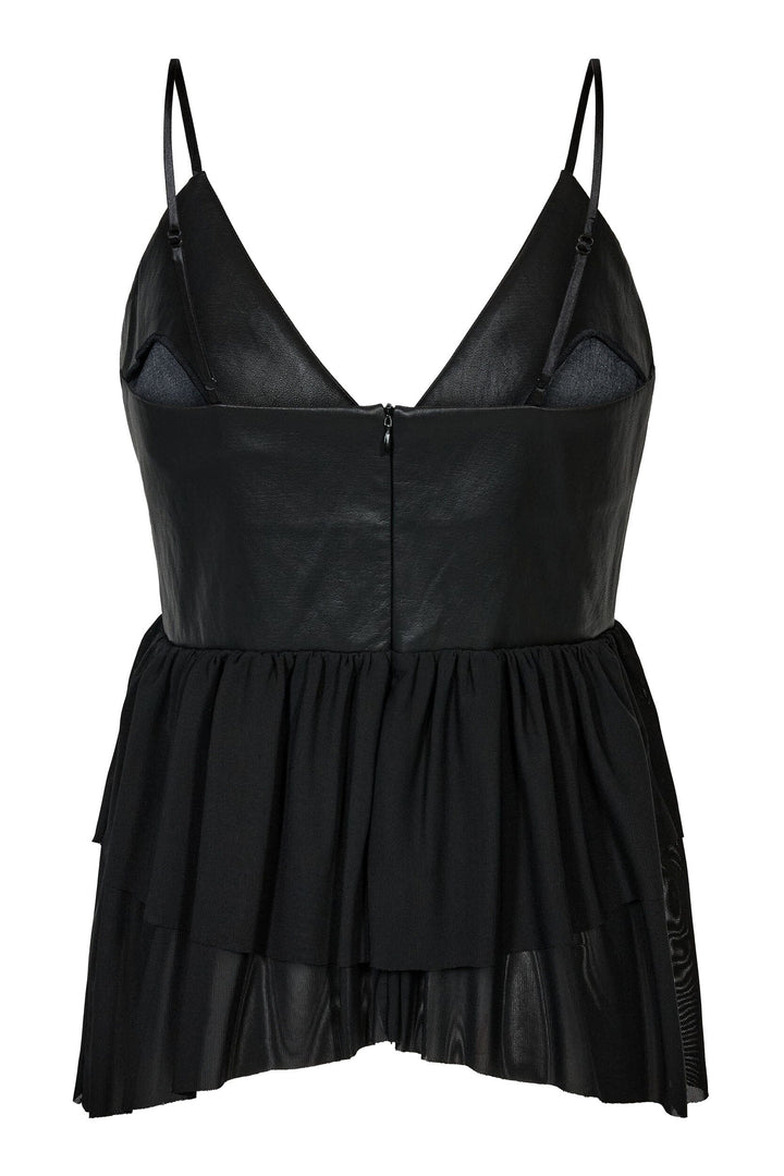 Haute L'Amitié - Pu Mix Top Hl10968 - Black Toppe 