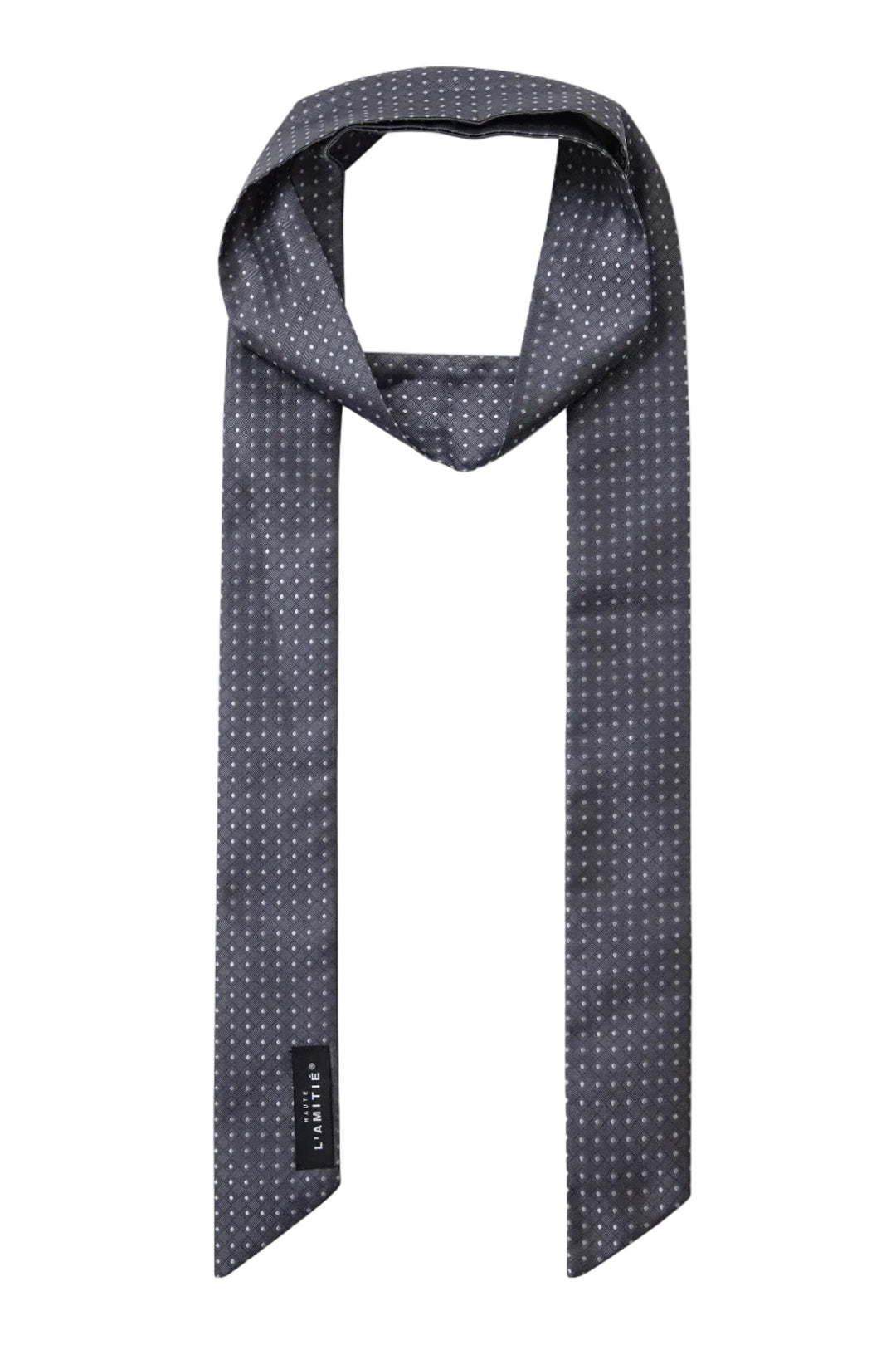 Haute L'Amitié - Rhomb Tie Scarf Hl10913 - Grey Tørklæder 