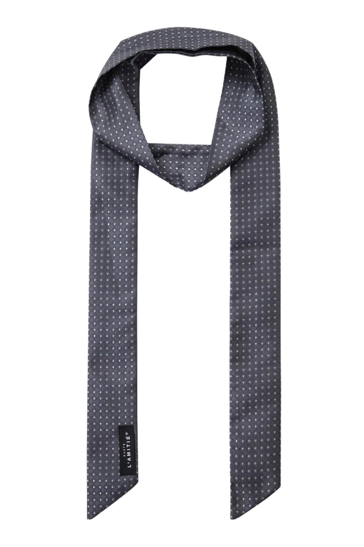 Haute L'Amitié - Rhomb Tie Scarf Hl10913 - Grey Tørklæder 