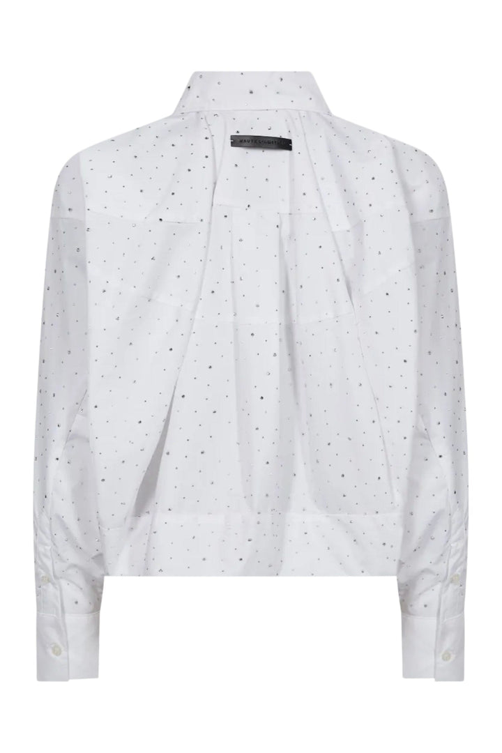 Haute L'Amitié - Sophie Plain Stone Shirt Hl10956 - White Skjorter 
