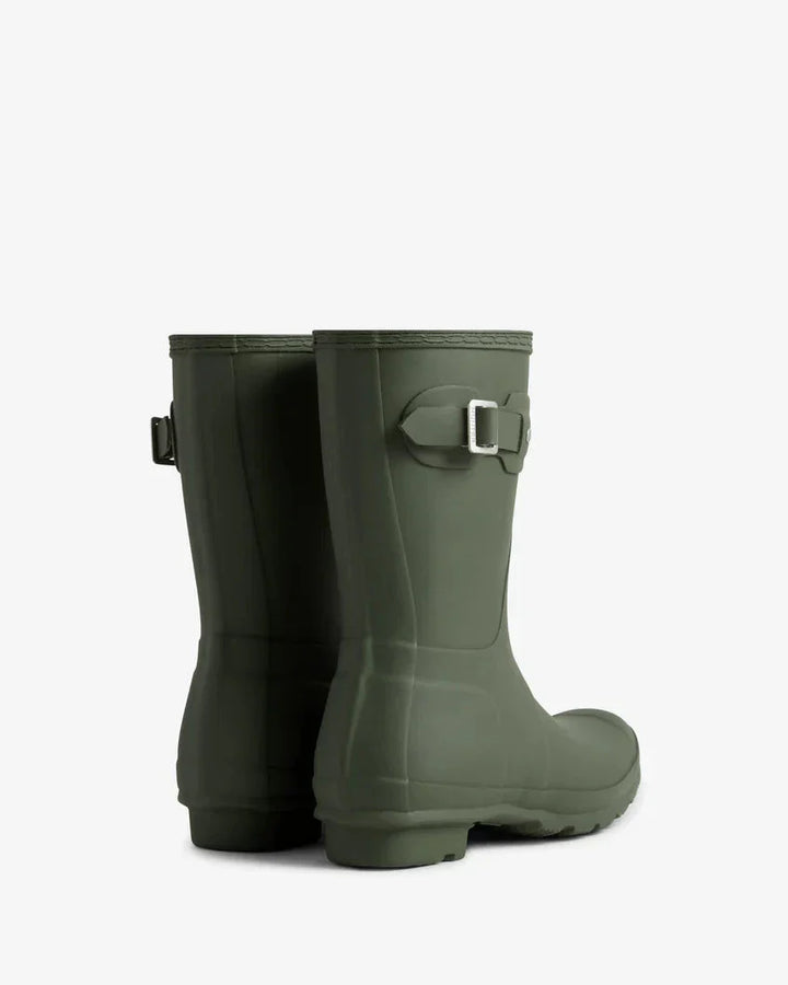 Hunter - Womens Original Short Boot Wfs1000rmadov - Dark Olive Gummistøvler 