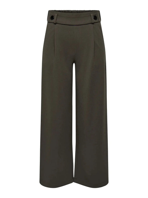 JDY - Jdygeggo Life New Long Pant - 4071962 Chocolate Brown Black Buttons Bukser 