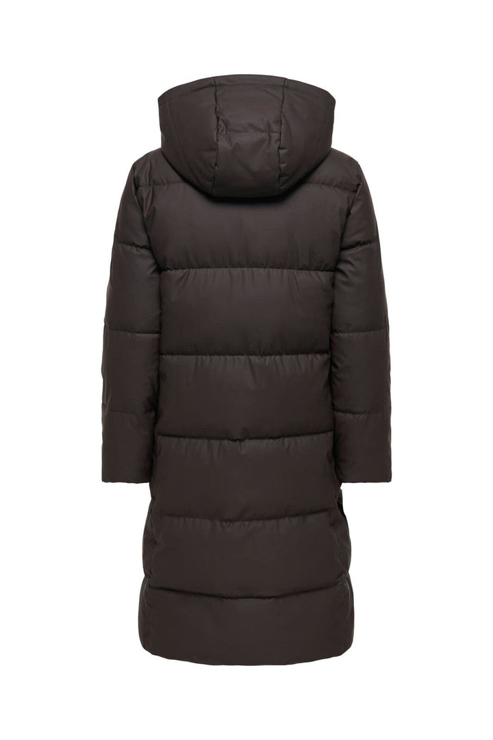 JDY - Jdykamma Water Long Puffer Sij - 5074870 Chocolate Torte