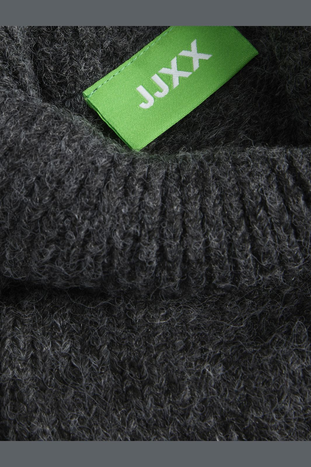 Jjxx - Jxrosanna Roll Neck Knit - 4898557 Dark Grey Melange