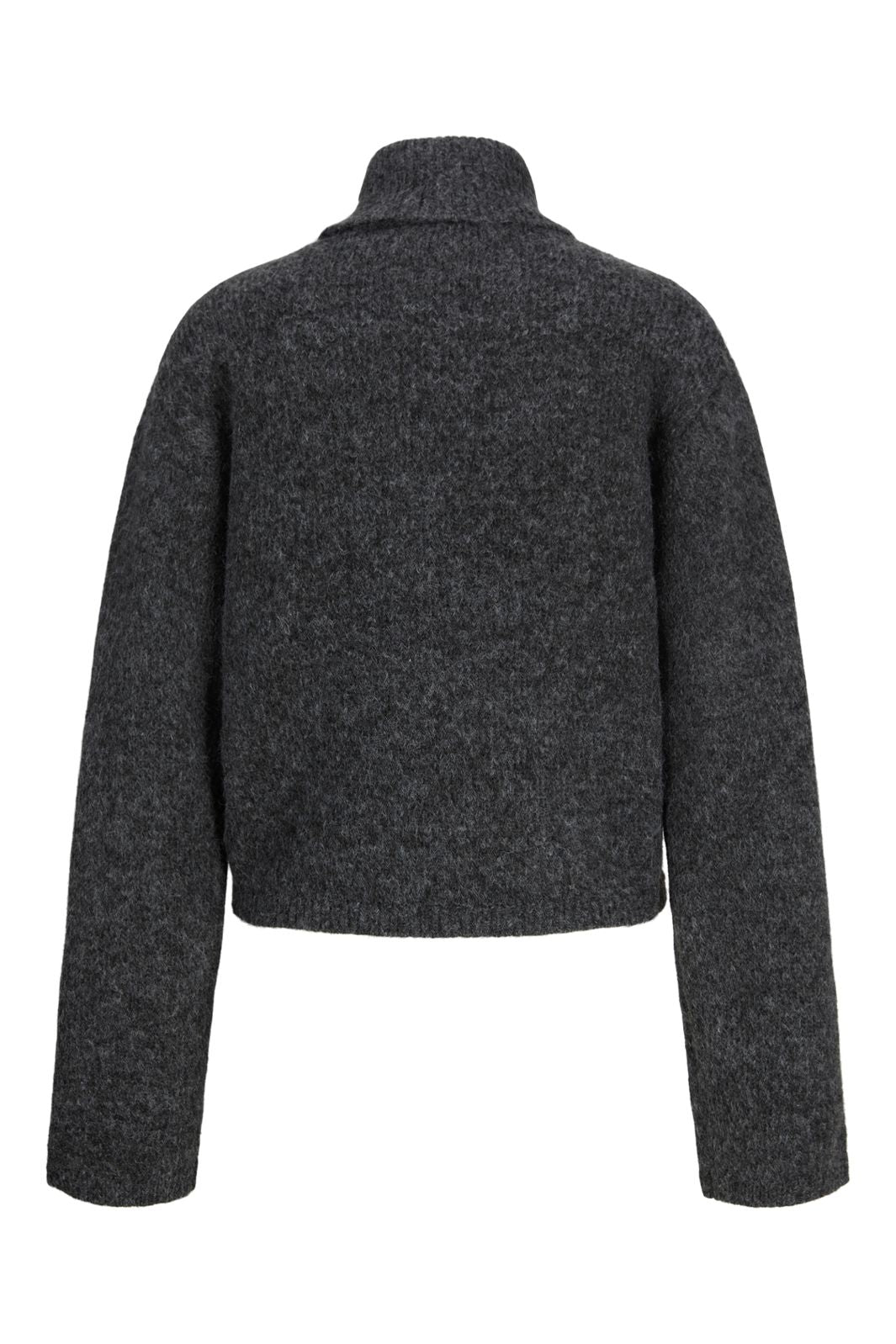 Jjxx - Jxrosanna Roll Neck Knit - 4898557 Dark Grey Melange