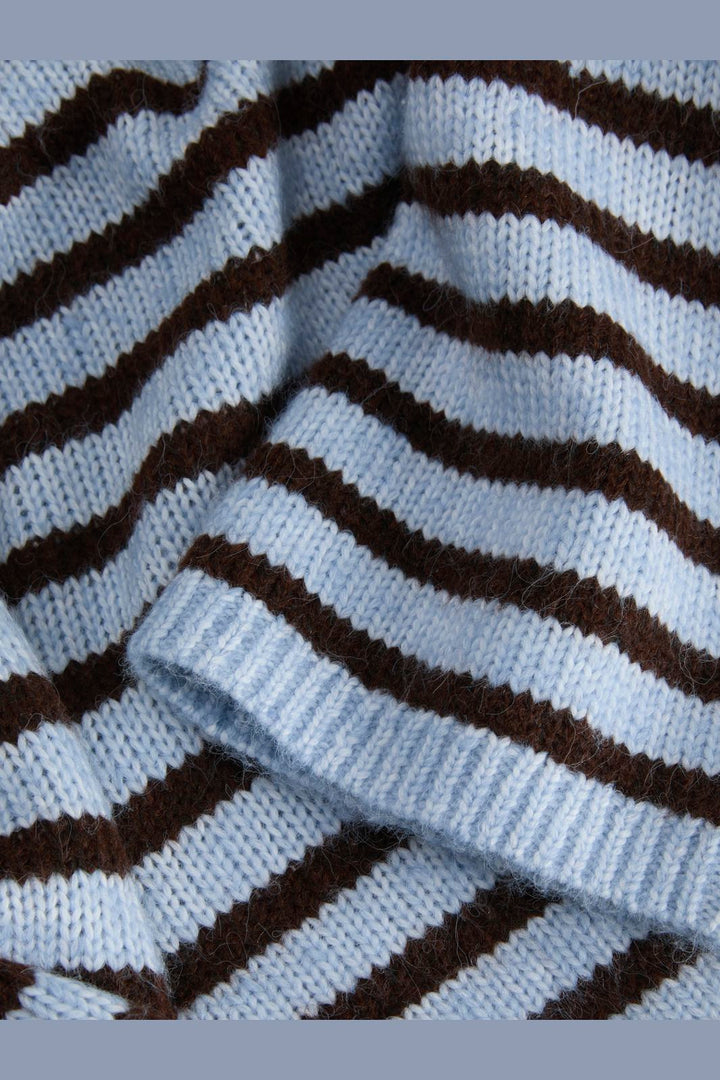 Jjxx - Jxrosanna Roll Neck Knit - 5128813 Ashley Blue / Demitasse