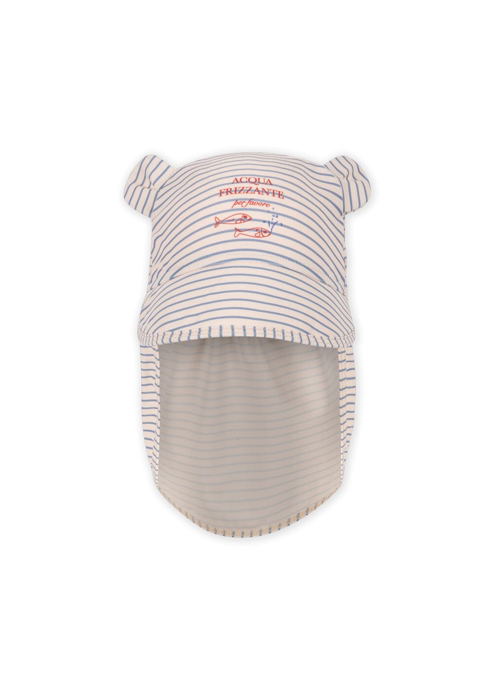 Konges Sløjd - Aster Bear Sun Hat Grs Ks104640 - Stripe Bluie Hatte 