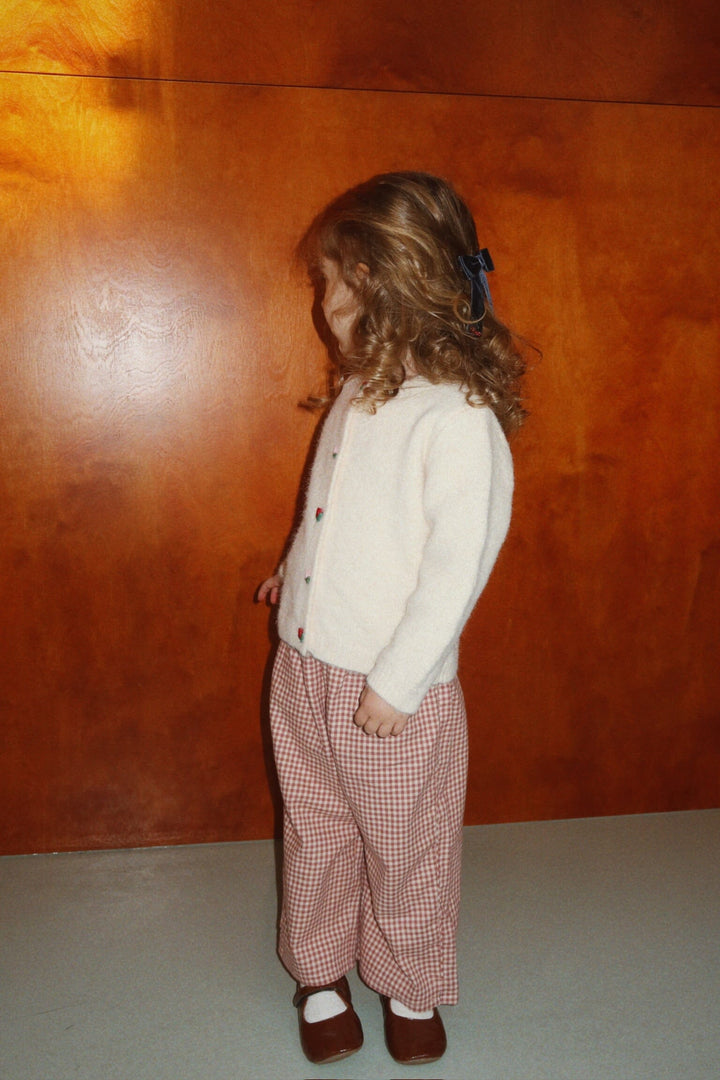 Konges Sløjd - Foret Slit Pants Gots Ks106476 - Canyon Check Overtræksbukser 