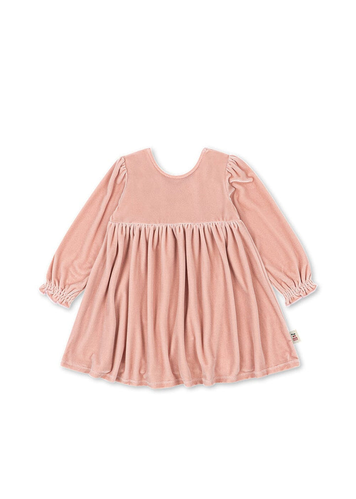 Konges Sløjd - Gia Bow Dress Grs Ks106478 - Mellow Rose Kjoler 
