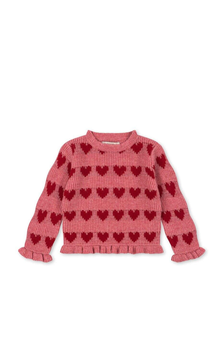 Konges Sløjd - Laula Sweater Ks106516 - Heart Strikbluser 