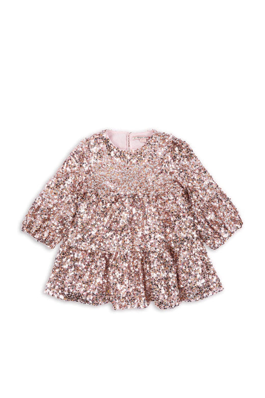 Konges Sløjd - Lila Sequins Dress Ks107391 - Grey/rosa