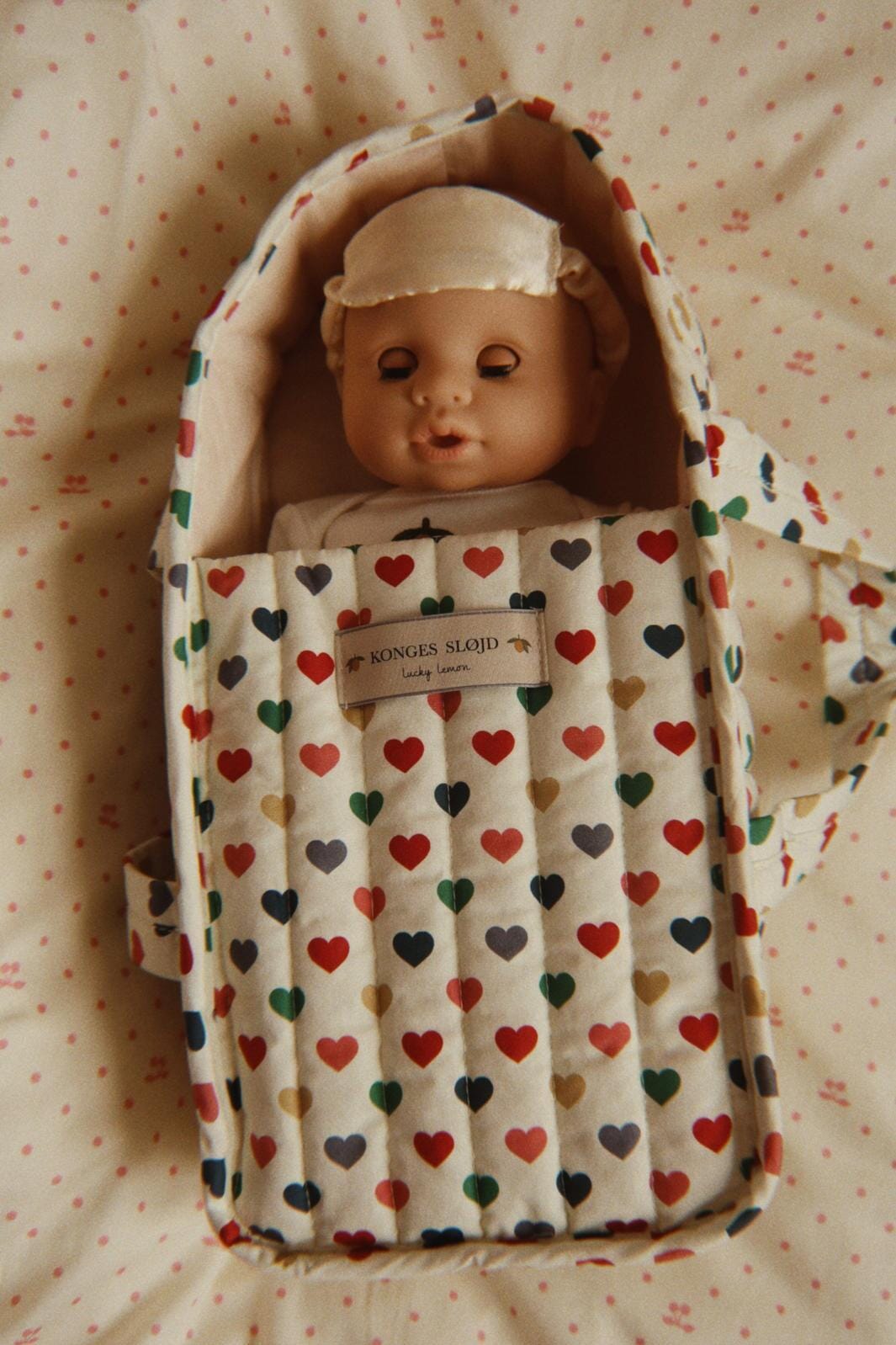 Konges Sløjd - Lola Baby Doll Set Ks106375 - Coeur Coloré Legetøj 
