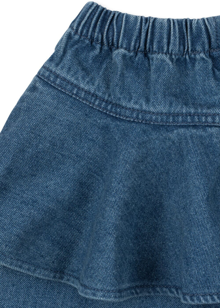 Konges Sløjd - Magot Flounce Pants Gots Ks106538 - Denim Blue Bukser 