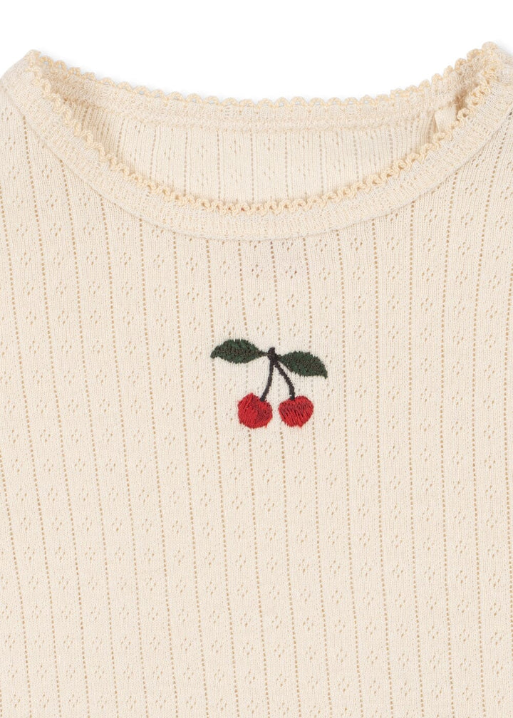 Konges Sløjd - Minnie Blouse Gots Ks106558 - White Smoke