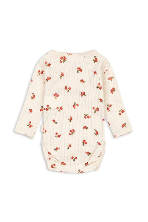 Konges Sløjd - Minnie Newborn Body Gots Ks106561 - Rosa Rouge