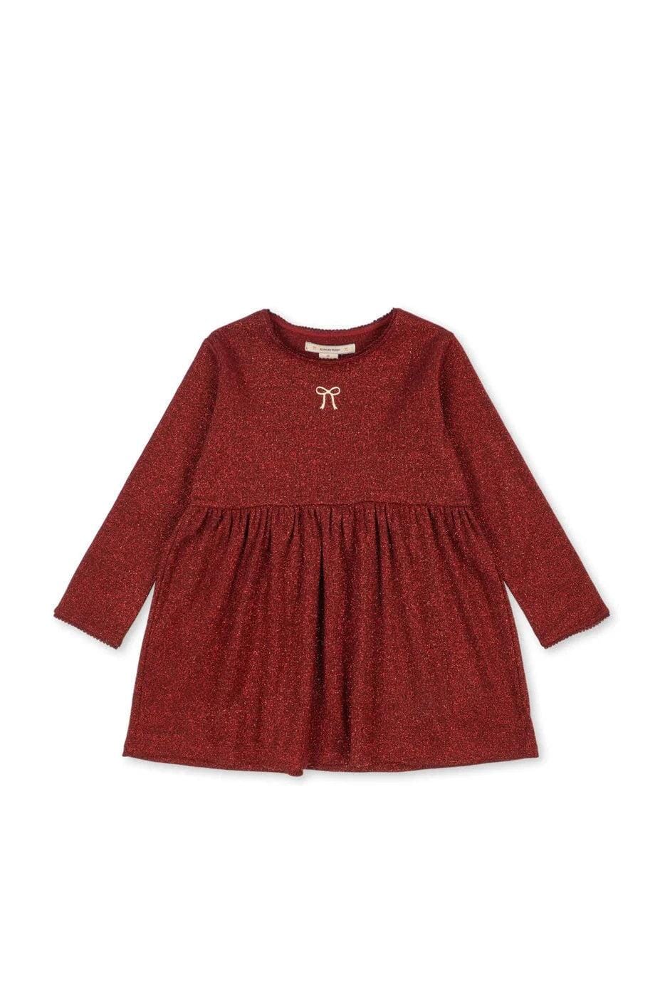 Konges Sløjd - Roli Dress Ocs Ks106587 - Red Dahlia Kjoler 