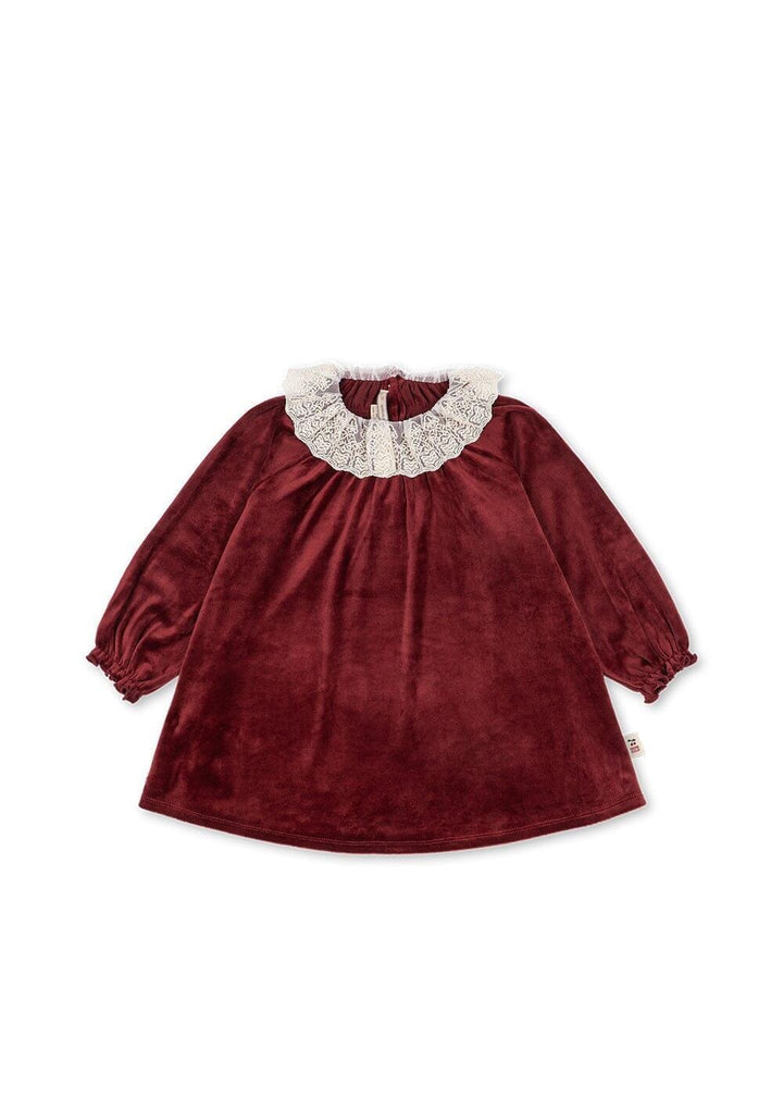 Konges Sløjd - Venola Dress Grs Ks108132 - Red Dahlia