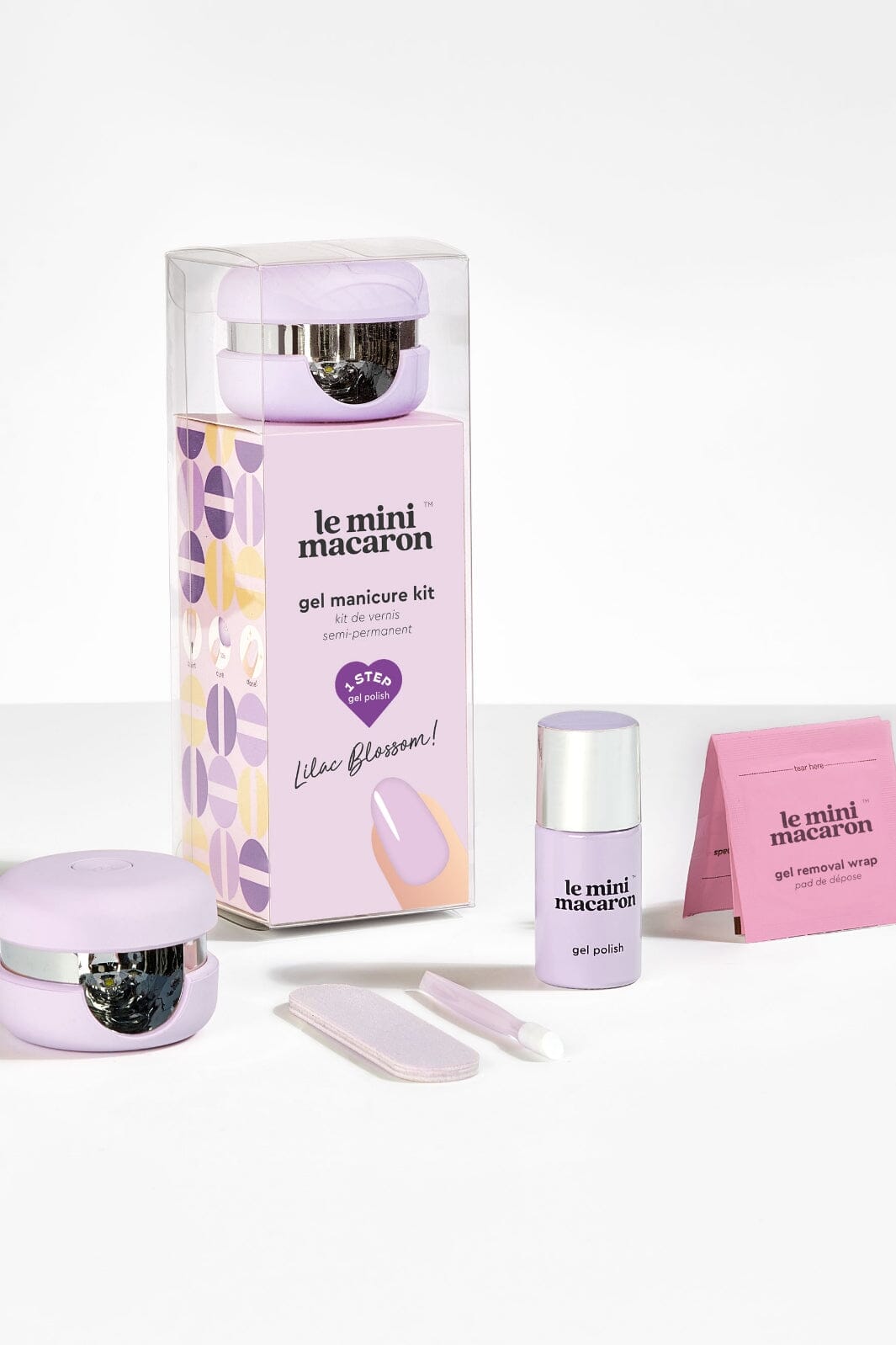 Le Mini Macaron - Gel Manicure Kit KIT018 - Lilac Blossom