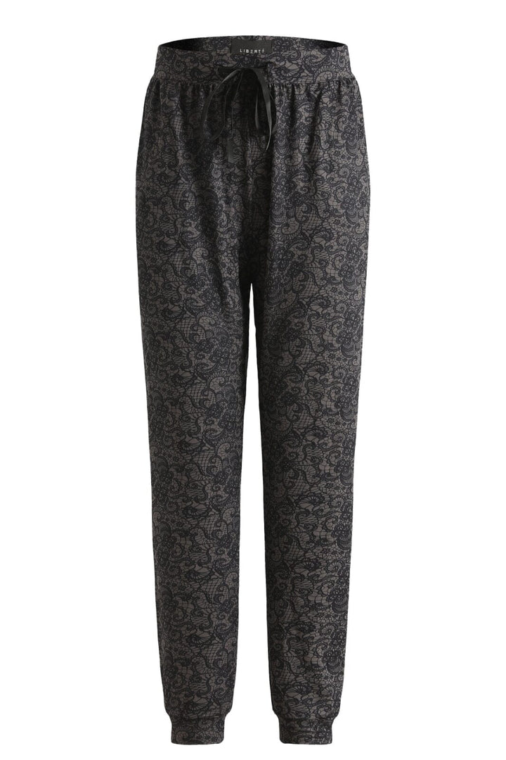 Liberte - Alma-Pants - Black Grey Lace