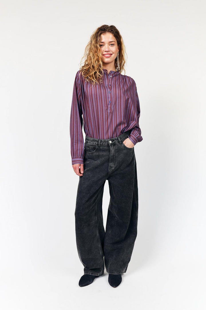 Lollys Laundry - Larill Shirt Ls 26511-1003 -  80 Stripe