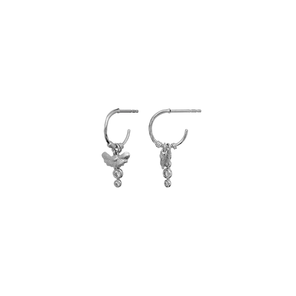 Maanesten - Fauna Ørering 10176c - Forsølvet Øreringe 