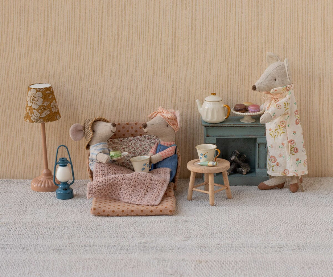 Maileg - Sofa Seng, Mus - Prikker - Mouse Furniture Legetøj 