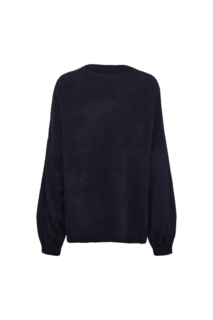 Marta Du Chateau - Mdcaria Knit 8111 - Navy/Light Blue