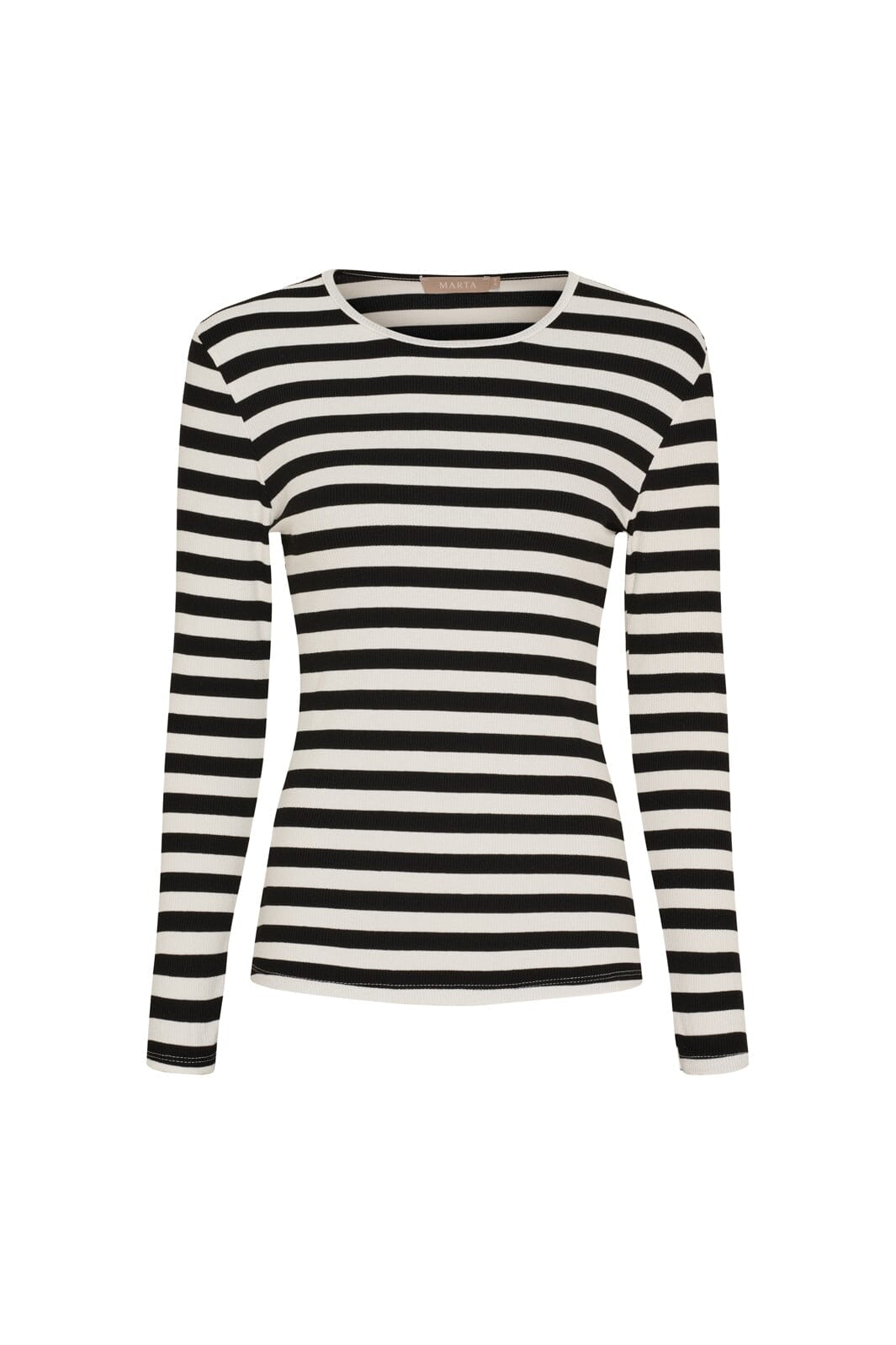 Marta Du Chateau - Mdcbegonia Ls Tee 7702 - Black