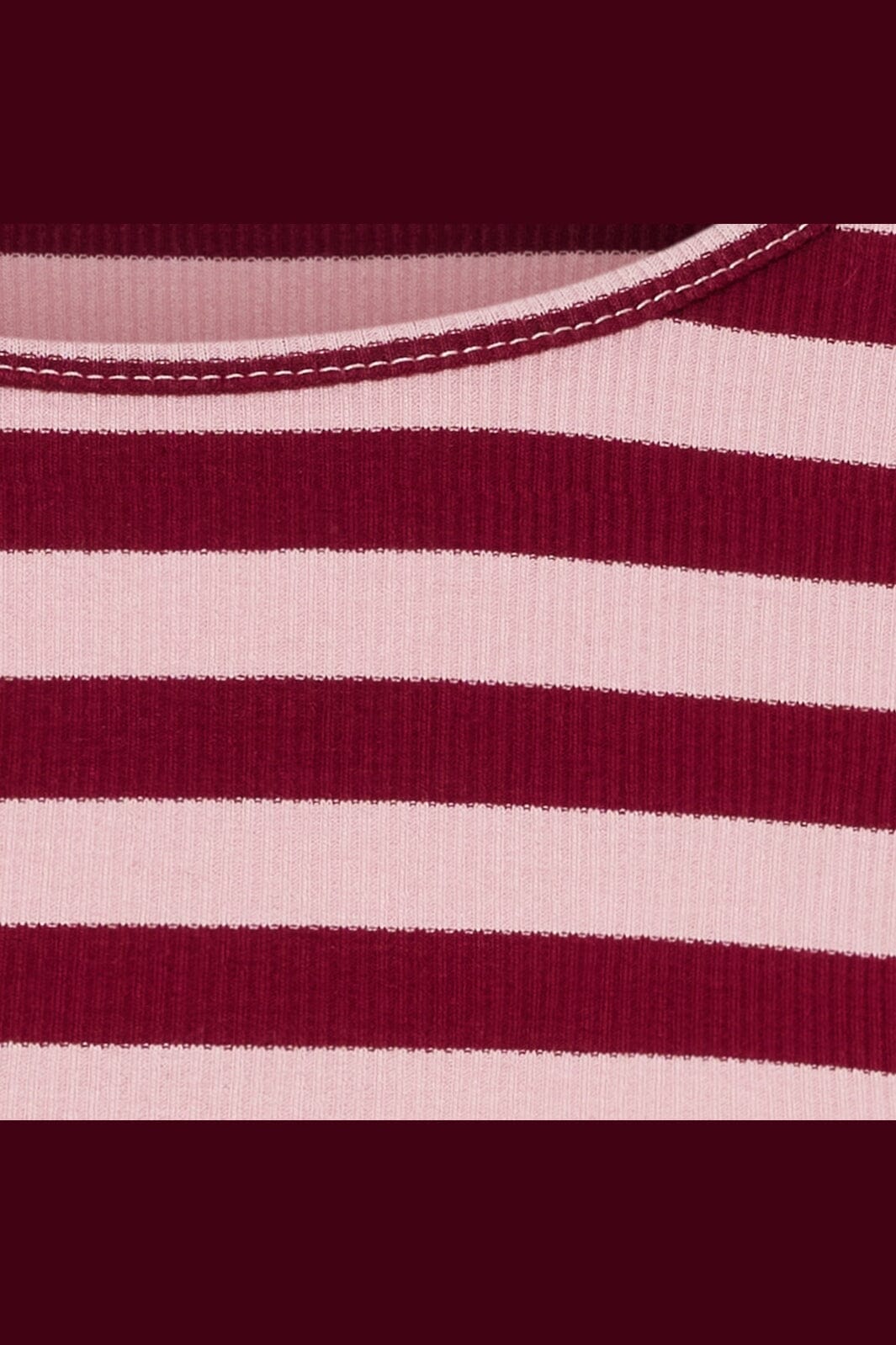 Marta Du Chateau - Mdcbegonia Ls Tee 7702 - Wino/Rosa Antique