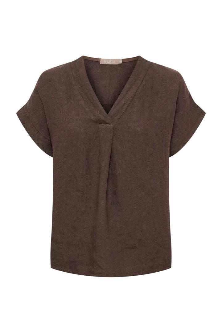Marta Du Chateau - Mdcbellissima Blouse 86520 - Mocca