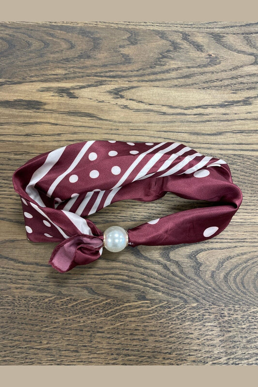 Marta Du Chateau - Mdckalya Scarf DA-4484 - Bordeaux