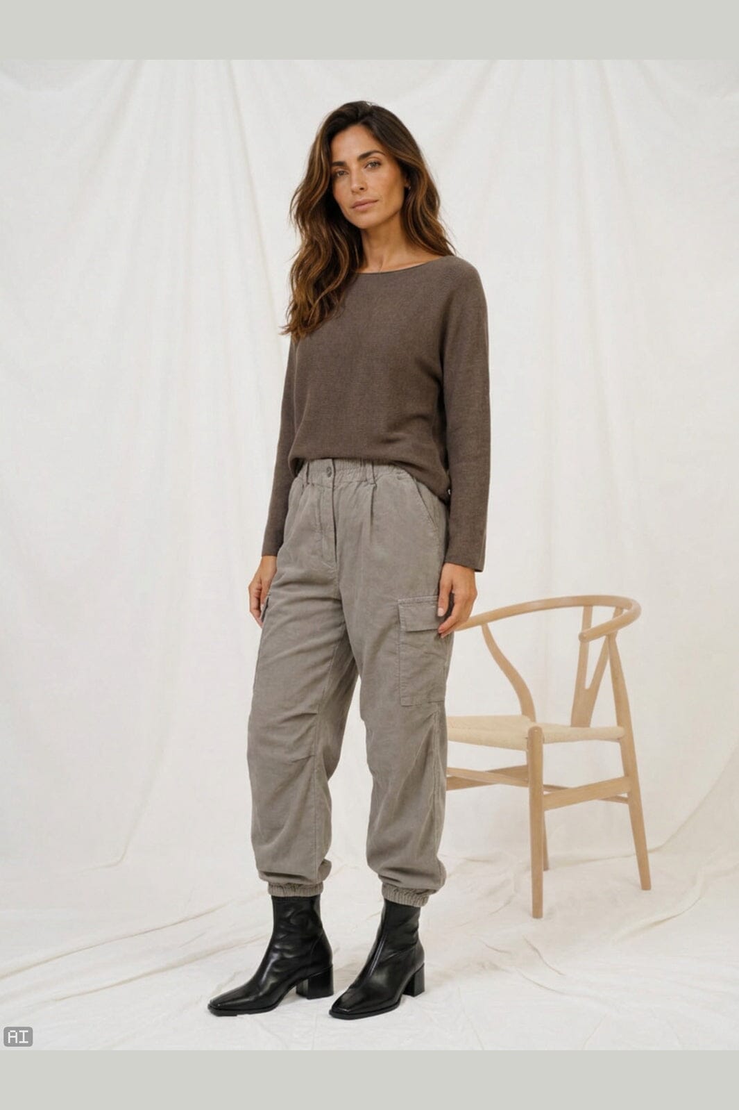 Marta Du Chateau - Mdcsabella Pants 8562V - Fango60