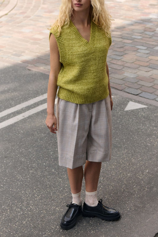 MbyM - Brecan-M 63350828 - U68 - Beige Check Shorts 