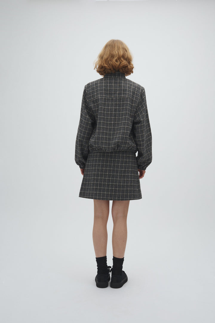 MbyM - Edie-M 65241484 - Y96 - Grey Green Check Jakker 