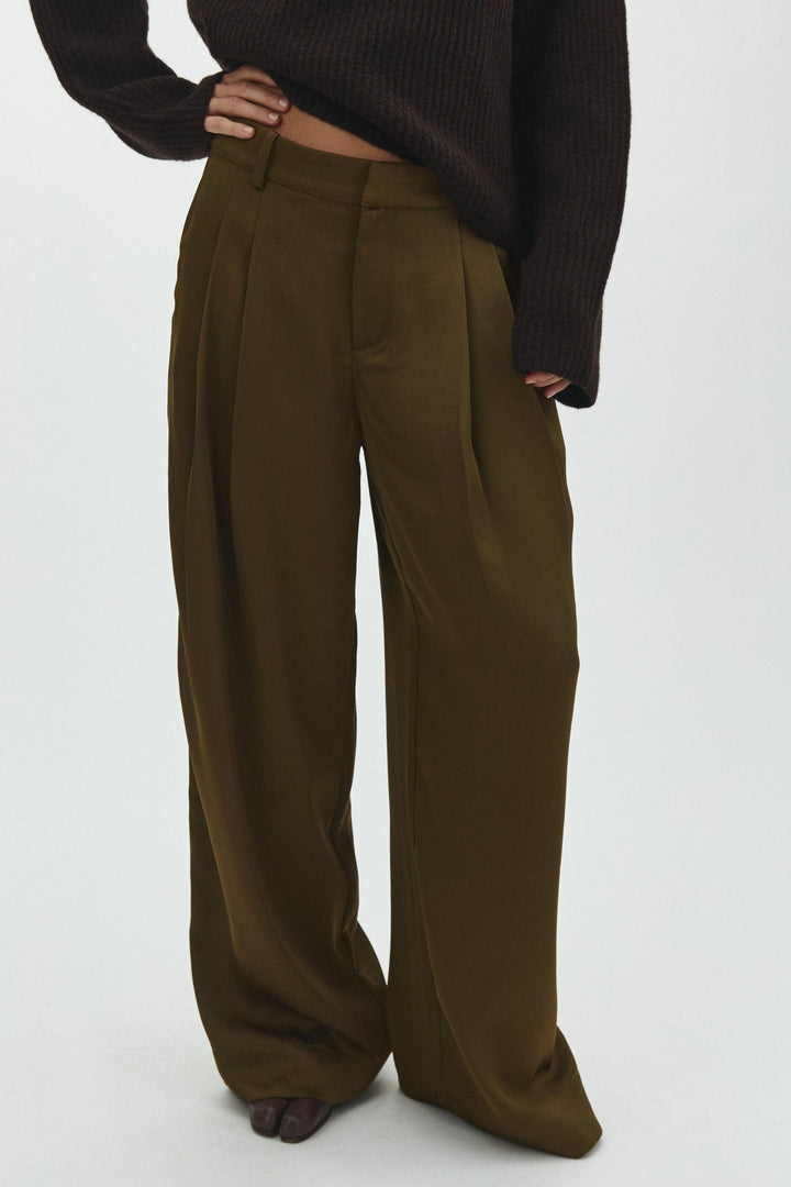 MbyM - Emeli-M 65201437 - Y72 - Smoked Olive Bukser 