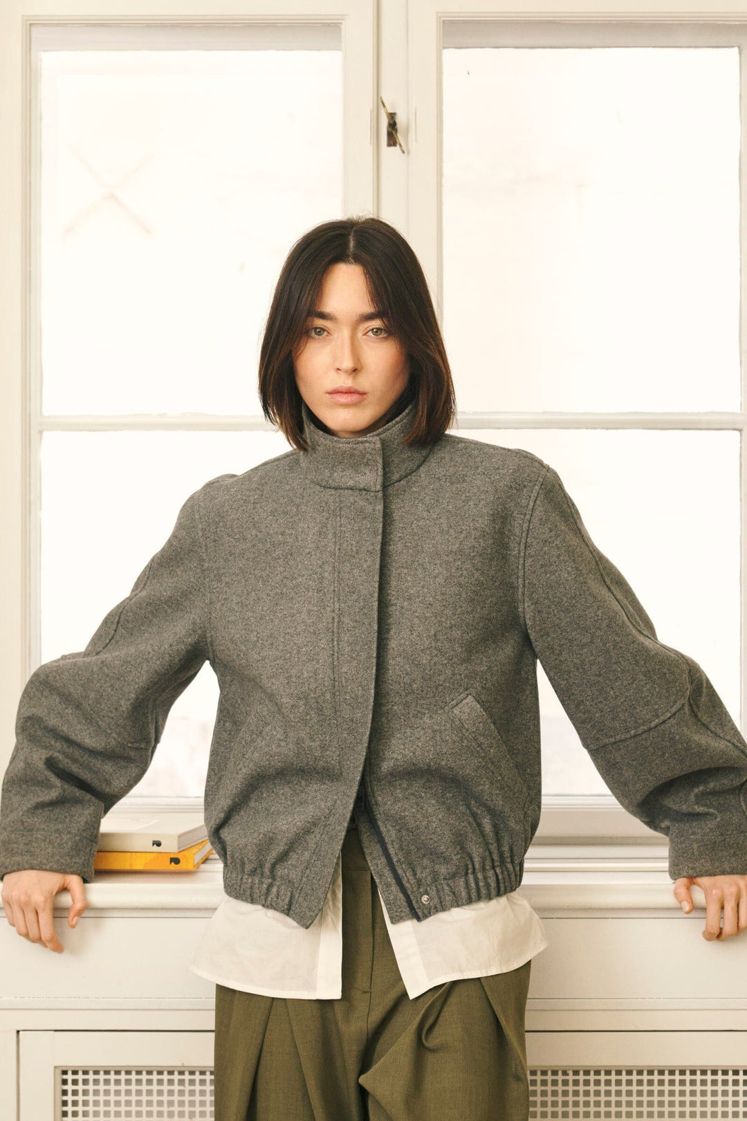 MbyM - Inesa-M 65571154 - H50 - Medium Grey Melange Jakker 