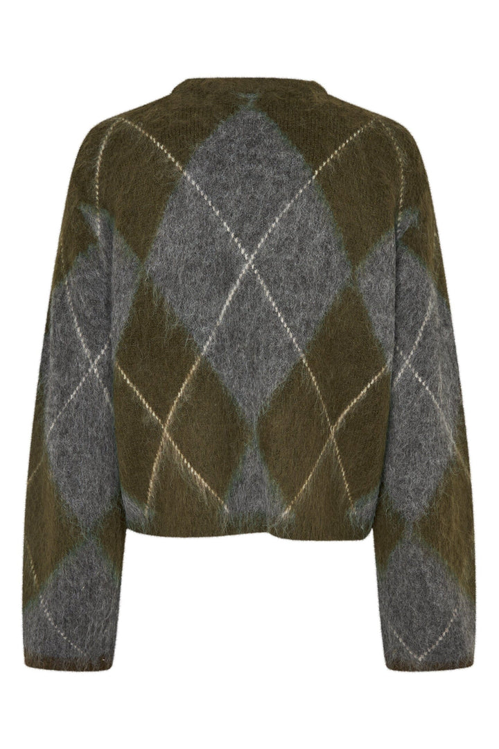 MbyM - Zelie-M 65301465 - Y89 - Argyle Olive Strikbluser 