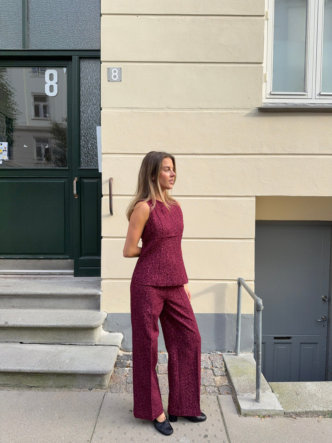 Modström - Hollismd Pants 57433 - 01447 - Windsor Wine Bukser 