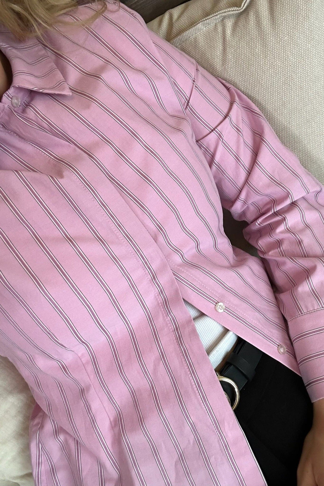 Modström - Starleemd Shirt 58834 - 11522 - Pink Stripe Skjorter 