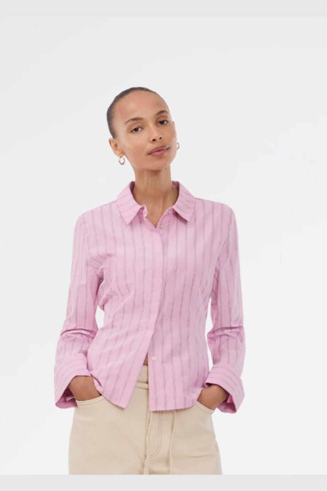 Modström - Starleemd Shirt 58834 - 11522 - Pink Stripe