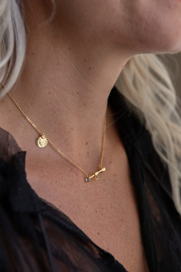 Molly&My Jewellery X Melanie Due - Rising Woman - Forgyldt Vedhæng 