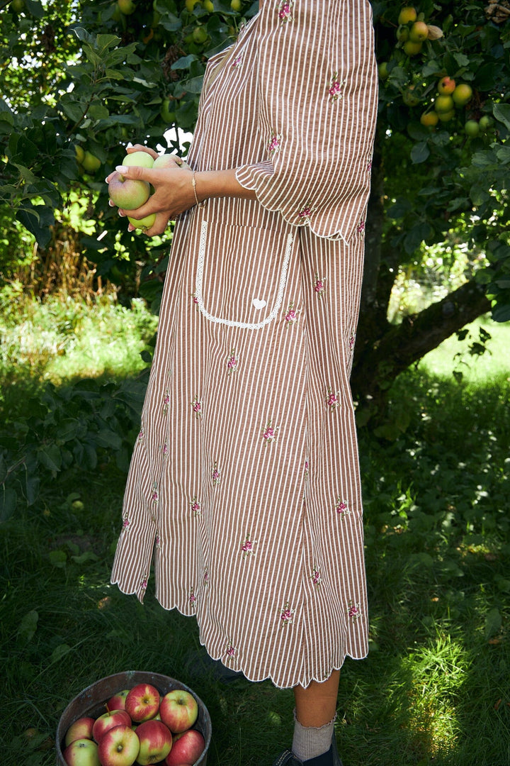 Molly&My x Julie Elsebeth - Inge Dress Dress - Brown Flora Kjoler 