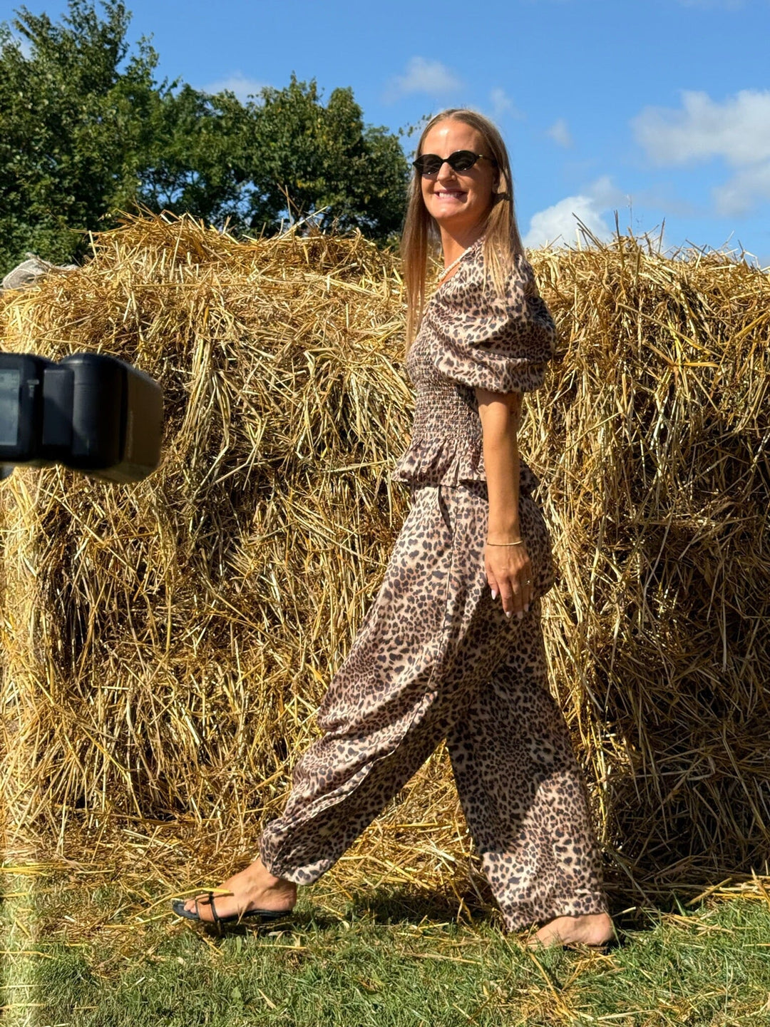 Molly&My x Julie Elsebeth - Rido Pant Pants - Leopard Bukser 